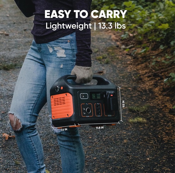 Jackery portable power station explorer 500 easy to carry 